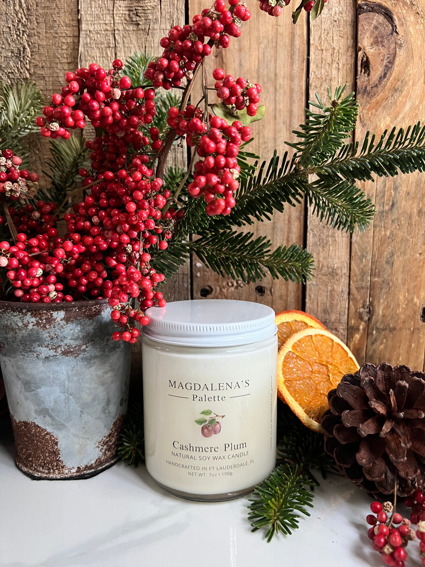 8 oz-Soy Wax Candle - White Birch