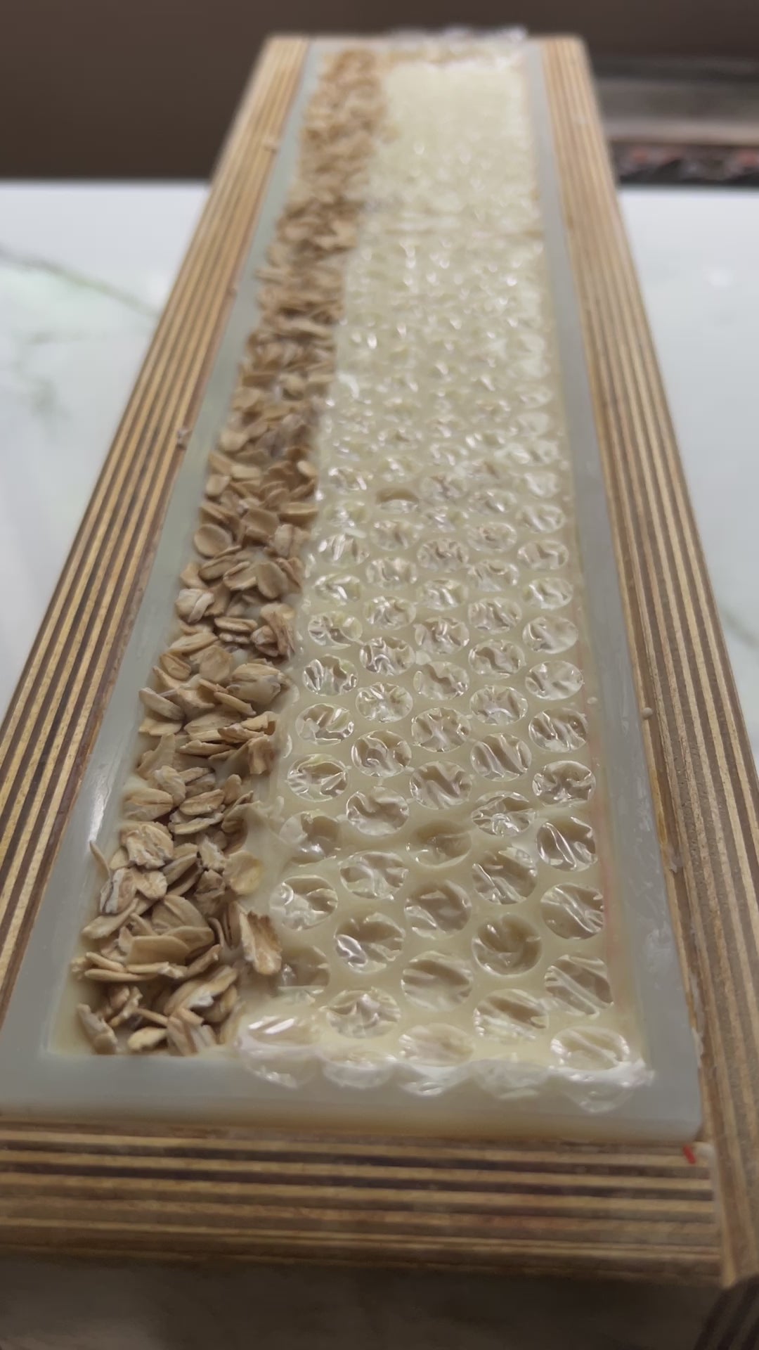 Load video: Our Oatmeal &amp; Honey Soap